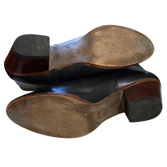 Vialibera Womens Leather Booties Size 8 Dark Academia Western Boho Hipster - Picture 8 of 8